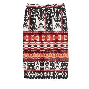 Colorful Melisa printed pencil skirt - beautiful colors!